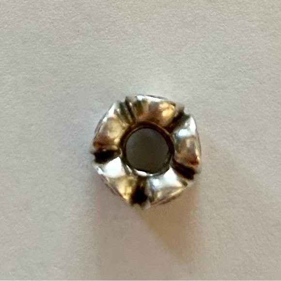 RETIRED! Pandora pink Oval Lights Charm - Picture 3 of 5